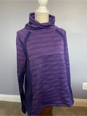 Cascade Sports Women's Cowl Neck Fleece Pullover with Warm Systems size XL